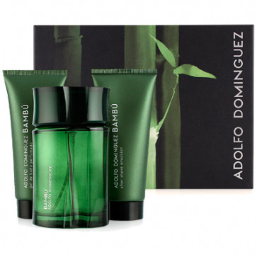 Adolfo Domínguez Lote BAMBÚ Eau de toilette Vaporizador 120 ml + After shave 75 ml + Gel de baño 100 ml