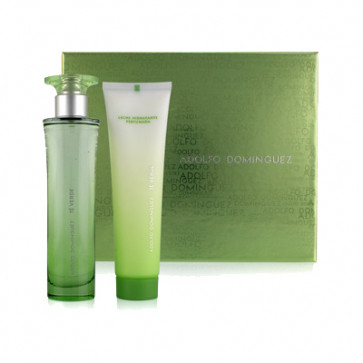 Adolfo Domínguez Lote TÉ VERDE Eau de toilette Vaporizador 100 ml + Loción corporal 150 ml