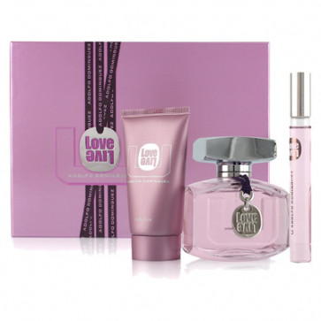 Adolfo Domínguez Lote U LOVE LIVE Eau de toilette Vaporizador 100 ml + Loción corporal 50 ml + Miniatura eau de toilette roll-on 10 ml