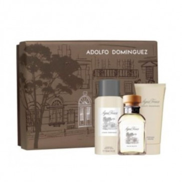 Adolfo Domínguez Lote AGUA FRESCA Eau de toilette Vaporizador 120 ml + Gel de baño 75 ml + Aftershave Bálsamo 75 ml