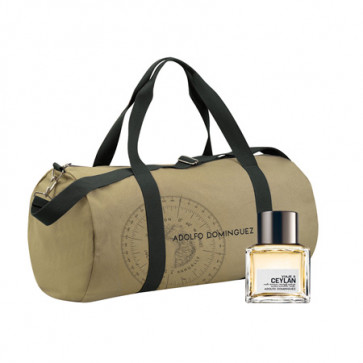 Adolfo Domínguez Lote VIAJE A CEYLAN Eau de toilette Vaporizador 100 ml + Aftershave 100 ml + Miniatura 10 ml