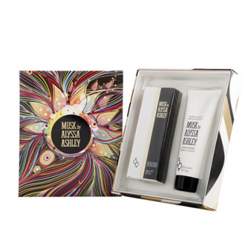 Alyssa Ashley Lote MUSK Eau de toilette Vaporizador 100 ml + Loción corporal 250 ml