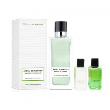 Angel Schlesser Lote MADERA DE NARANJO Eau de toilette Vaporizador 100 ml + Gel de ducha 40 ml + Aftershave 40 ml