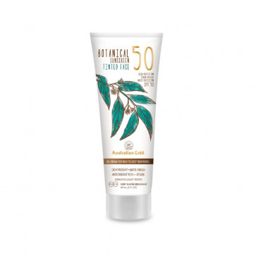 Australian Gold Botanical Sunscreen Tinted Face SPF50 - Rich-Deep 88 ml