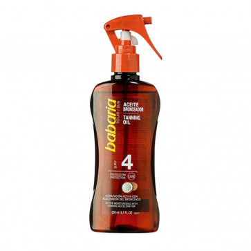 Babaria Aceite Bronceador SPF4 Coco 300 ml