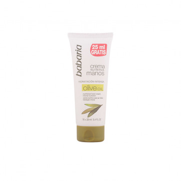 Babaria Aceite de Oliva Nutritional Hand Cream Intense Hydration Crème pour les mains 75 ml