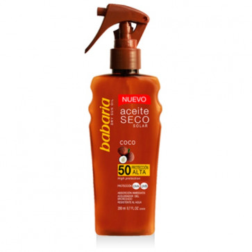 Babaria Coco Dry Sun Oil SPF50 200 ml