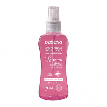 Babaria Cotton Gel de Manos Higienizante Spray Gel higienizante de manos 100 ml