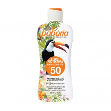 Babaria Leche Protectora SPF50 Tropical 200 ml