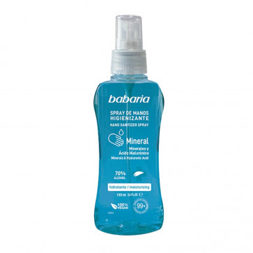Babaria Mineral Gel de Manos Higienizante Spray Gel higienizante de manos 100 ml