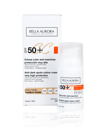 Bella Aurora Solar Anti-Dark Spots Colour Cream Very High Protection Medium Shade 50 ml