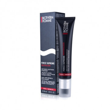 Biotherm HOMME FORCE SUPREME NEUTRALIZER Anti-arrugas hidratante 40 ml Caja