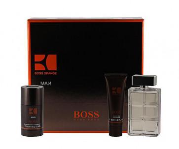 Boss Lote BOSS ORANGE MAN Eau de toilette Vaporizador 100 ml + Desodorante Stick 75 ml + Gel de baño 50 ml