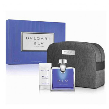 Bvlgari Lote BLV POUR HOMME Eau de toilette Vaporizador 100 ml + Aftershave Bálsamo 100 ml + Neceser