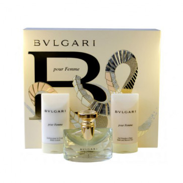 Bvlgari Lote BVLGARI POUR FEMME Eau de parfum Vaporizador 50 ml + Gel de ducha 75 ml + Loción corporal 75 ml
