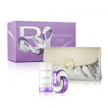 Bvlgari Lote OMNIA AMETHYSTE Eau de toilette Vaporizador 65 ml + Loción corporal 75 ml + Neceser