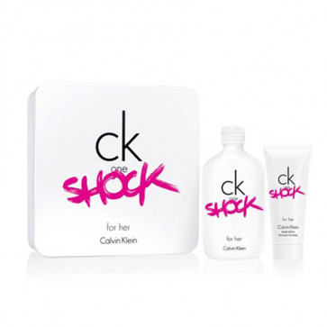 Calvin Klein Lote CK ONE SHOCK FOR HER Eau de toilette Vaporizador 200 ml + Loción corporal 100 ml