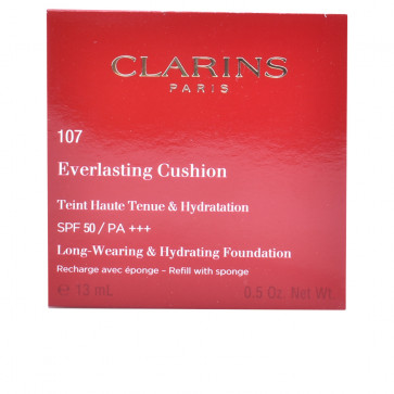 Clarins EVERLASTING CUSHION Foundation SPF50 107 Beige Recarga