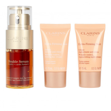 Clarins Lote DOUBLE SERUM EXTRA-FIRMING Set de cuidado facial