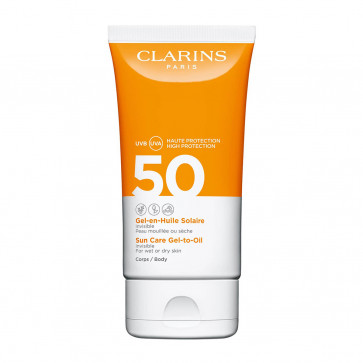 Clarins Solaire Gel en huile corps SPF50 Gel corporal 150 ml