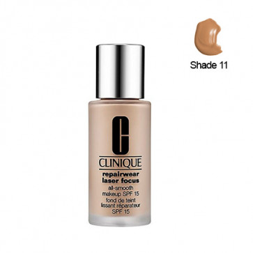 Clinique REPAIRWEAR Laser Focus All-Smooth Makeup SPF 15 Shade 03 Maquillaje reparador de arrugas