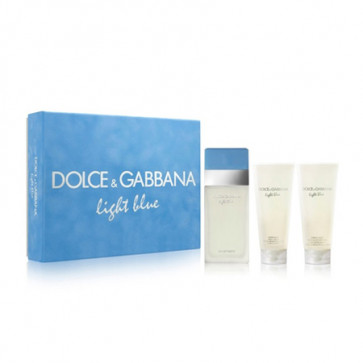 Dolce & Gabbana Lote LIGHT BLUE Eau de toilette Vaporizador 100 ml + Loción corporal 100 ml + Gel de ducha 100 ml Dolce & Gabbana Lote LIGHT BLUE Eau de toilette Vaporizador 100 ml + Loción corporal 100 ml + Gel de ducha 100 ml