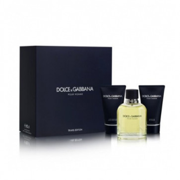 Dolce & Gabbana Lote POUR HOMME Eau de toilette Vaporizador 125 ml + Aftershave 100 ml + Gel de baño 50 ml