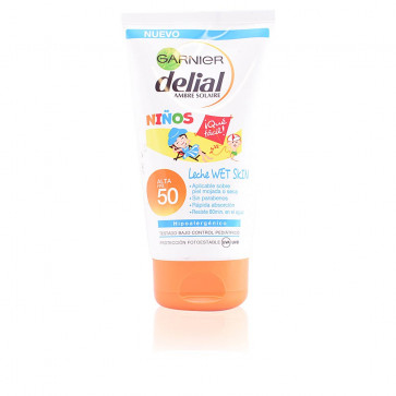 Garnier Delial Niños Sensitive Advanced Leche Wet Skin SPF50 150 ml