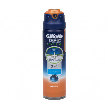 Gillette FUSION PROGLIDE SENSITIVE 2IN1 OCEAN BREEZE Gel de afeitar 170 ml