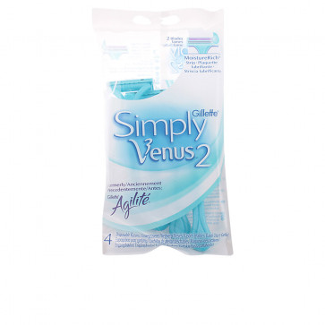 Gillette VENUS 2 SIMPLY Cuchilla de Afeitar Desechable 4 u