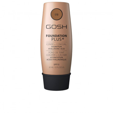Gosh Foundation Plus+ Cover & Conceal SPF15 - 010 Tan 30 ml