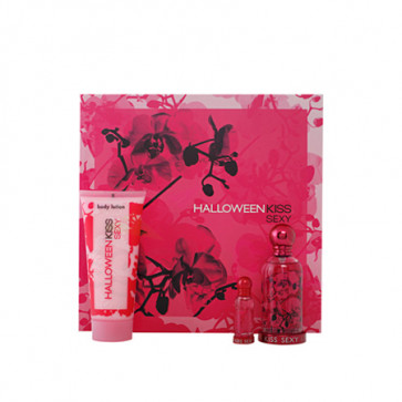 Jesús del Pozo Lote HALLOWEEN KISS SEXY Eau de toilette Vaporizador 100 ml + Miniatura 4 ml + Polvos para el cuerpo