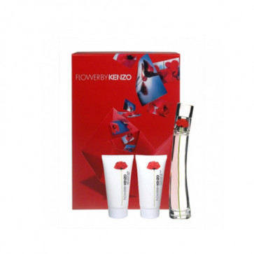 Kenzo Lote FLOWER BY KENZO Eau de parfum Vaporizador 50 ml + Loción corporal 50 ml + Crema de baño 50 ml
