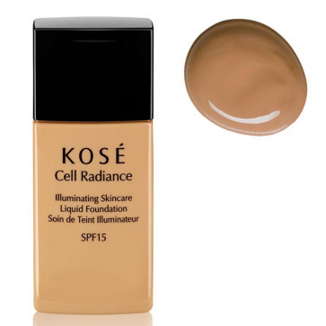 Kosé CELL RADIANCE Illuminating Liquid Foundation 203 Deep Beige 30 ml