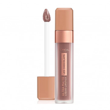L'Oréal LES CHOCOLATS Ultra matte Liquid Lipstick 848 Dose Of Cocoa