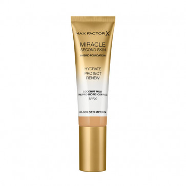 Max Factor Miracle Touch Second skin found - 6 Golden medium 30 ml