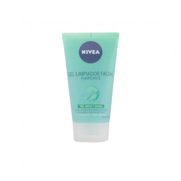 Nivea AQUA EFFECT Gel Limpiador Facial Purificante. Piel mixta y grasa 150 ml