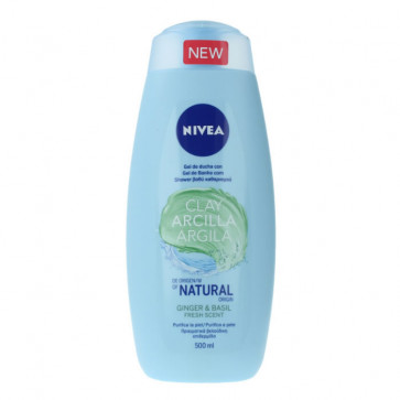 Nivea ARCILLA GINGER & BASIL Gel de ducha 500 ml