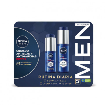 Nivea Lote Men Cuidado Antiedad y Antimanchas Power Set de cuidado facial