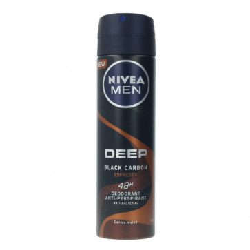 Nivea MEN DEEP ESPRESSO Black Carbon Desodorante spray 150 ml