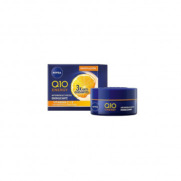 Nivea Q10 Plus C Crema cuidado de noche anti-arrugas energizante 50 ml