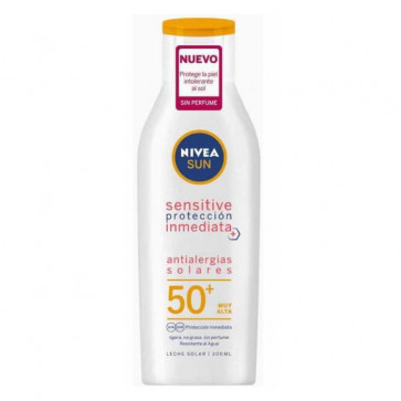 Nivea SUN ANTIALERGIAS SOLARES Sensitive SPF50+ Leche 200 ml