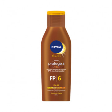 Nivea Sun Protege & Broncea Leche Solar SPF6 200 ml