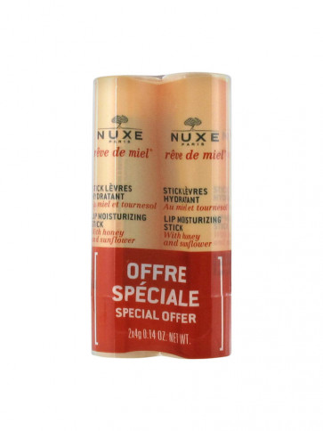 Nuxe Lote REVE DE MIEL Stick lèvres hydratant