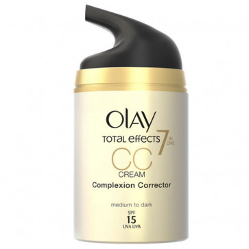 Olay Total Effects CC Cream Anti Ageing Moisturiser SPF15 - Medio-Oscuro 50 ml