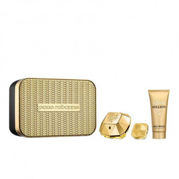 Paco Rabanne Lote LADY MILLION Eau de parfum Vaporizador 50 ml + Loción corporal 100 ml + Miniatura