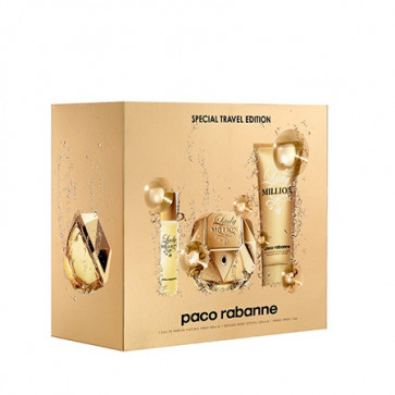 Paco Rabanne Lote LADY MILLION Eau de parfum Vaporizador 50 ml + Loción corporal 100 ml + Miniatura
