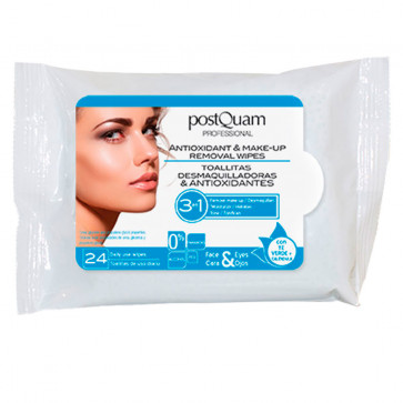 Postquam Removal Wipes Antioxidant Make-Up 24 ud