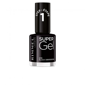 Rimmel KATE SUPER GEL Nail Polish 070 Black Obsession