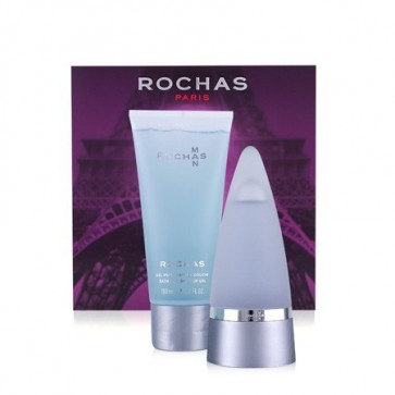 Rochas Lote ROCHAS MAN Eau de toilette Vaporizador 100 ml + Gel de ducha 200 ml